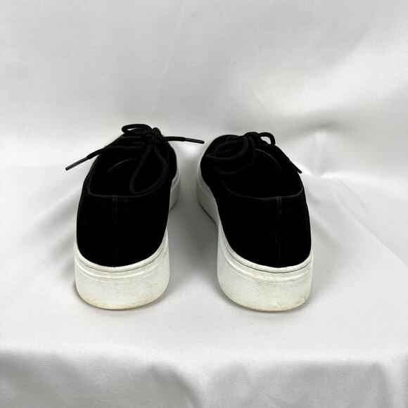Eileen Fisher Black Suede‎ Sneakers Casual Comfortable Everyday Quiet Luxury 8.5 - Picture 5 of 9